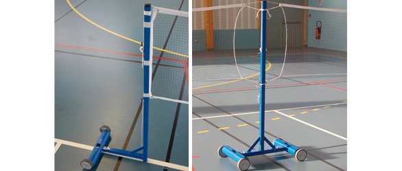Poteaux de Badminton mobile scolaire