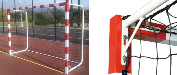Buts de Handball Haute compétition avec barres téléscopique (La paire)